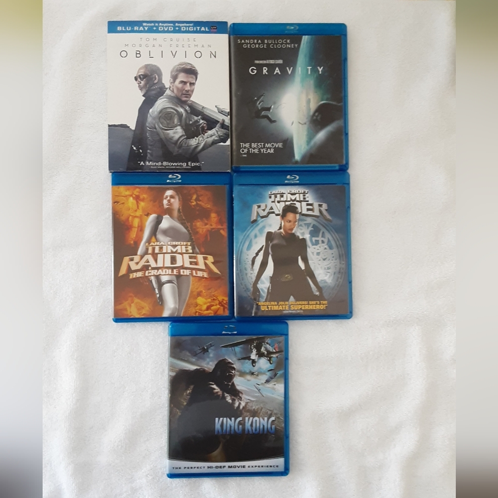 Blu-ray Movie Collection Lot of 5